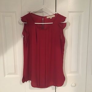 Loft blouse. Pink. Size: Small.